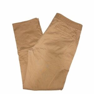 Alexander Julian Mens Size 36x32 Pants Flex Stretch Khaki Flat Front Zip Front